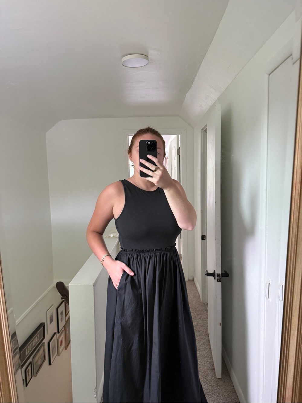 Marea Mixi Black Midi Dress - NWT